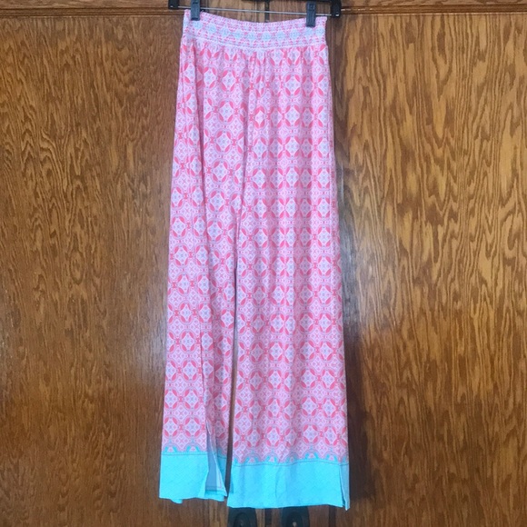 Cabana Life Palazzo Beach Pants Coral Tides Size XS - Picture 8 of 11